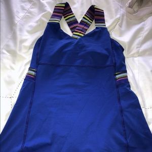 Lululemon 6 Rainbow Cross Tank Top